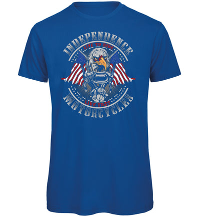 Independence Motorcycles Biker T-Shirt - Funky Aviation