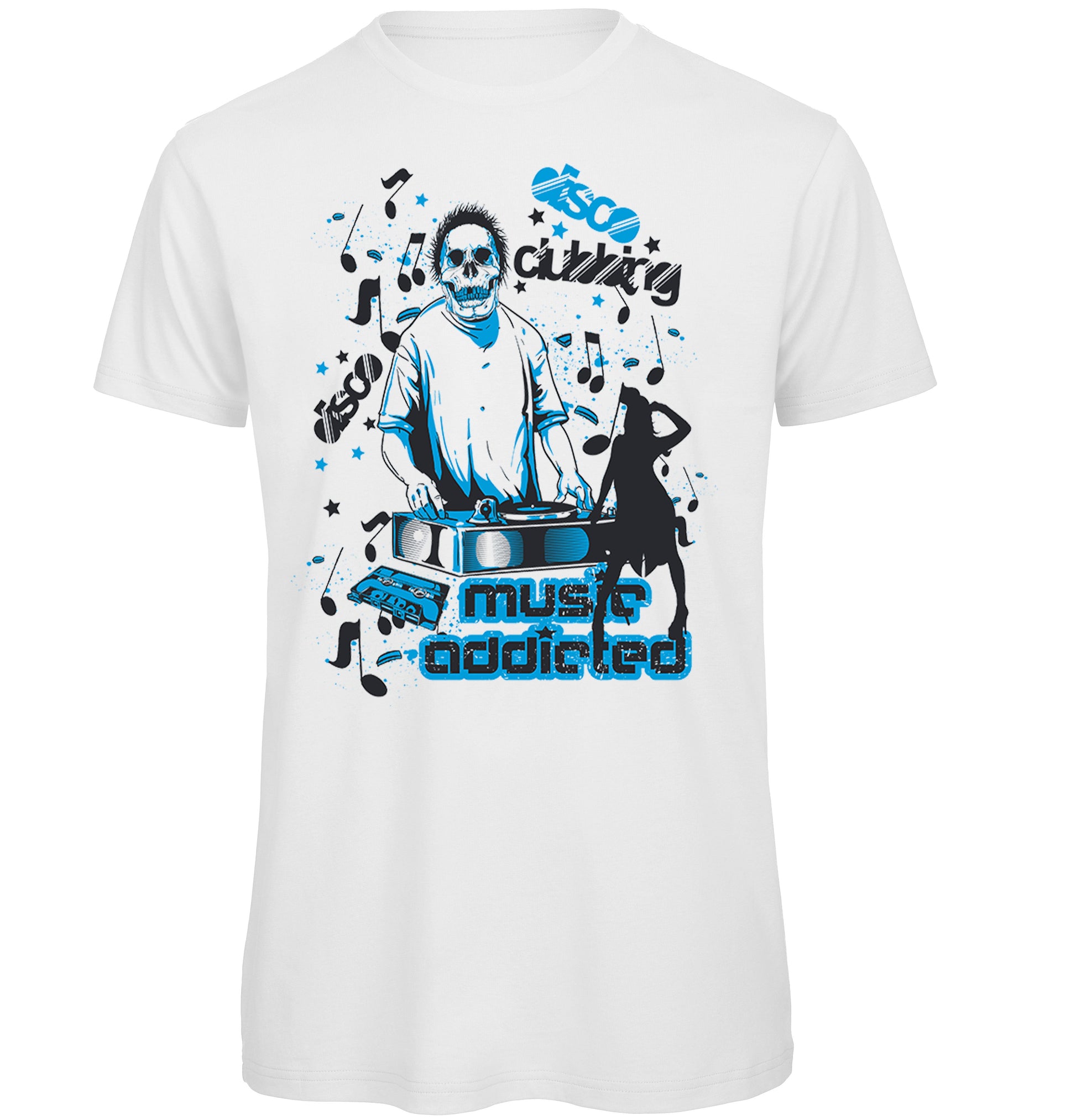 Addicted to Music Retro T-Shirt - Scattee