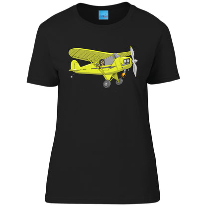 Piper Cub Ladies T-Shirt - Funky Aviation