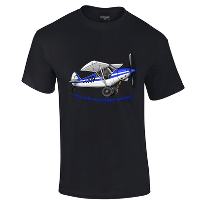 You Spin Me Round Super Cub T-Shirt - Funky Aviation