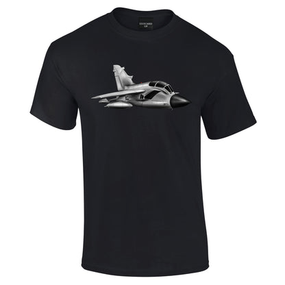 Tornado Jet In Flight Cartoon T-Shirt - Funky Aviation