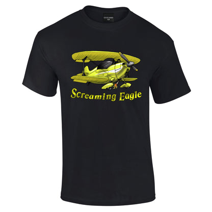 Christen Eagle Aerobatic T-Shirt Yellow - Funky Aviation