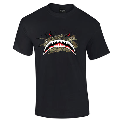 Flying Tiger Shark T-Shirt - Funky Aviation