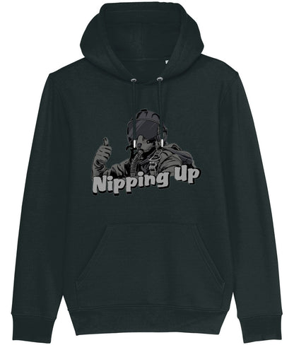 Nipping Up Fighter Pilot Hoodie - Funky Aviation