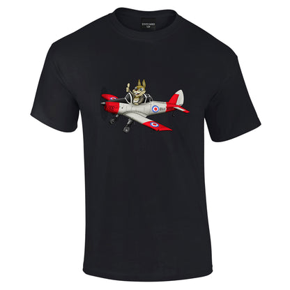 Vintage Chipmunk Cartoon T-Shirt - Funky Aviation