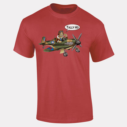 Tally Ho Spitfire T-Shirt - Funky Aviation