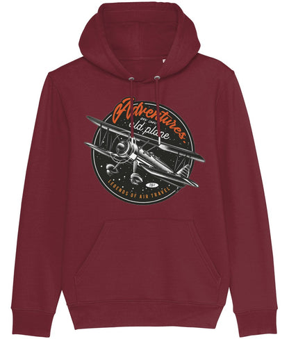 Adventures in an Old Plane Hoodie - Funky Aviation