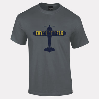 EAT SLEEP FLY T-Shirt - Funky Aviation