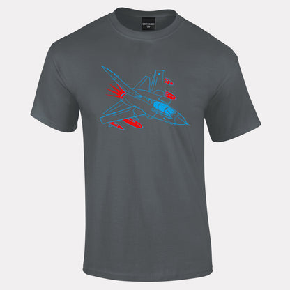 Fighter Jet T-Shirt - Funky Aviation