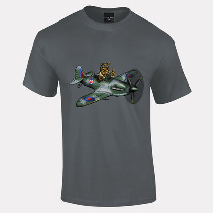 Spitfire British Bulldog T-Shirt - Funky Aviation