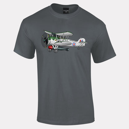 Vintage Swordfish Cartoon T-Shirt - Funky Aviation