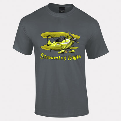 Christen Eagle Aerobatic T-Shirt Yellow - Funky Aviation