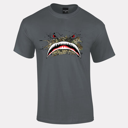 Flying Tiger Shark T-Shirt - Funky Aviation