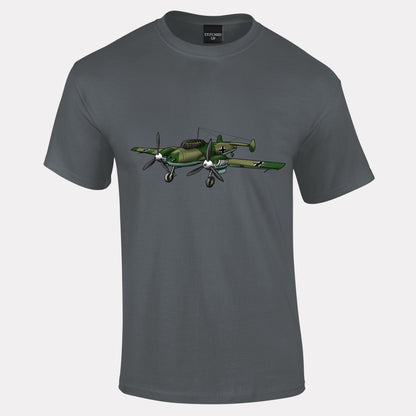 Messerschmitt BF110 Vintage Aircraft T-Shirt - Funky Aviation