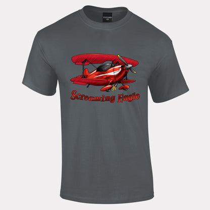 Christen Eagle T-Shirt Red Aerobatic - Funky Aviation