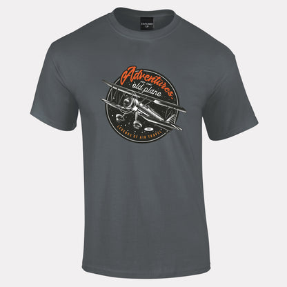 Adventures in an Old Plane T-Shirt - Funky Aviation