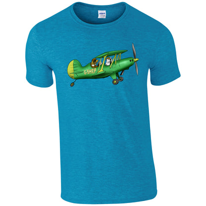 Crop Duster Agricultural Cartoon T-Shirt - Funky Aviation
