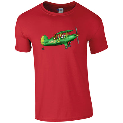 Crop Duster Agricultural Cartoon T-Shirt - Funky Aviation