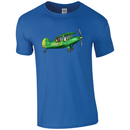 Crop Duster Agricultural Cartoon T-Shirt - Funky Aviation