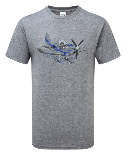 Eurostar EV97 Microlight Cartoon T-Shirt - Funky Aviation