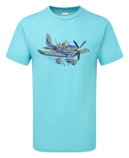Eurostar EV97 Microlight Cartoon T-Shirt - Funky Aviation
