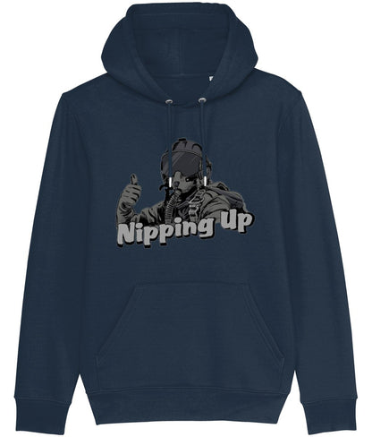 Nipping Up Fighter Pilot Hoodie - Funky Aviation