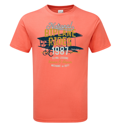 Vintage Bi-Plane T-Shirt - Funky Aviation