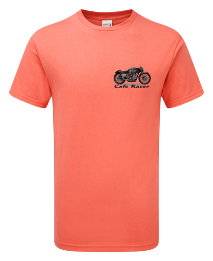 Hand Drawn Cafe Racer T-Shirt - Funky Aviation