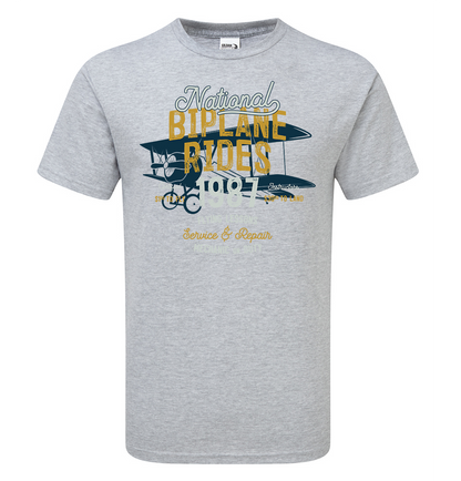Vintage Bi-Plane T-Shirt - Funky Aviation