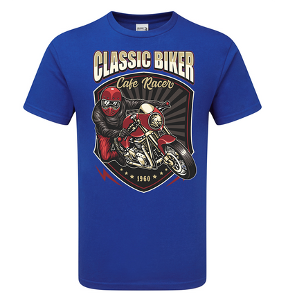 Cafe Racer Classic Biker T-Shirt - Scattee