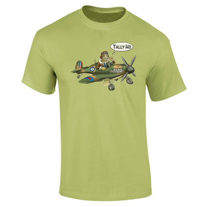Tally Ho Spitfire T-Shirt - Funky Aviation