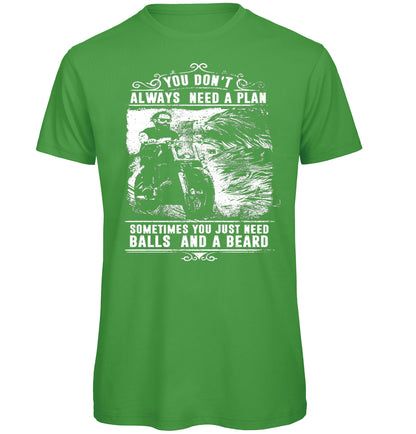 Always need a plan Biker T-Shirt - Scattee