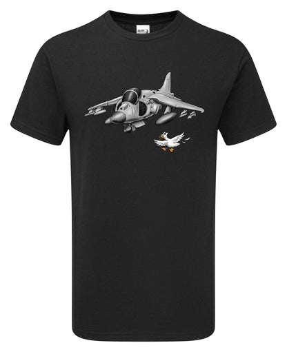 Harrier Cartoon T-Shirt