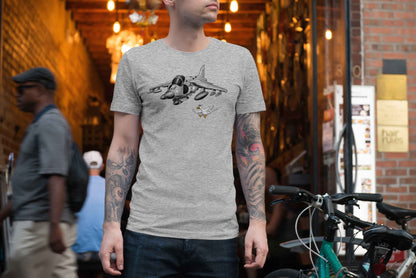Harrier Cartoon T-Shirt