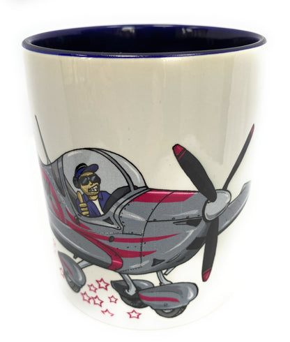 Eurostar EV97 Captain Cool Mug Limited Edition Red - Funky Aviation