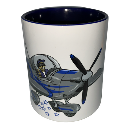 Eurostar EV97 Captain Cool Mug Limited Edition Blue - Funky Aviation