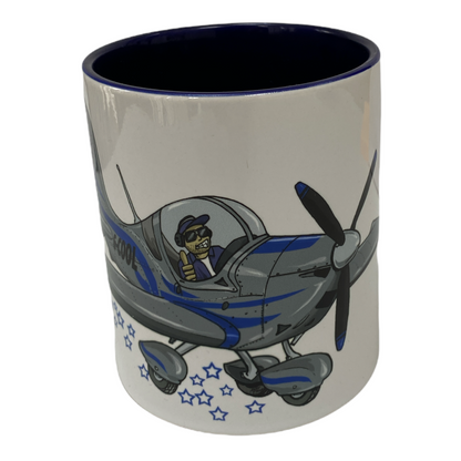 Eurostar EV97 Captain Cool Mug Limited Edition Blue - Funky Aviation