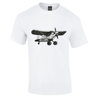 Carbon Super Cub Aircraft T-Shirt G-STOL - Funky Aviation