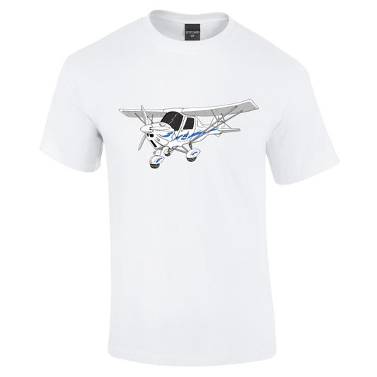Ikarus C42 Microlight T-Shirt Blue Decals