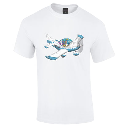 Eurostar EV97 Aqua Fish tank Cartoon T-Shirt - Funky Aviation