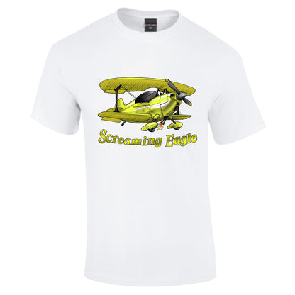 Christen Eagle Aerobatic T-Shirt Yellow - Funky Aviation