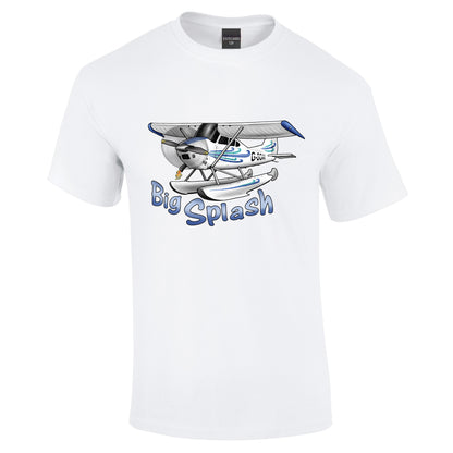 Cessna Floats T-Shirt Seaplane - Funky Aviation