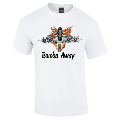 Bombs away Biker Aviation T-Shirt - Funky Aviation