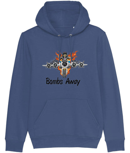 Bombs Away Biker Hoodie - Funky Aviation