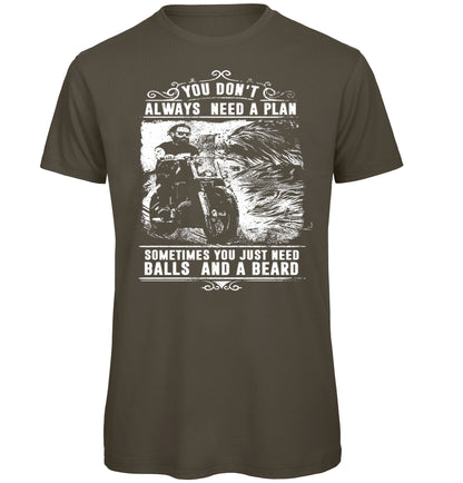 Always need a plan Biker T-Shirt - Scattee