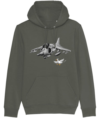 Harrier Jump Jet Cartoon Hoodie - Funky Aviation