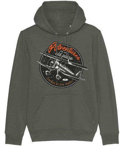 Adventures in an Old Plane Hoodie - Funky Aviation