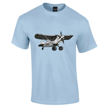 Carbon Super Cub Aircraft T-Shirt G-STOL - Funky Aviation
