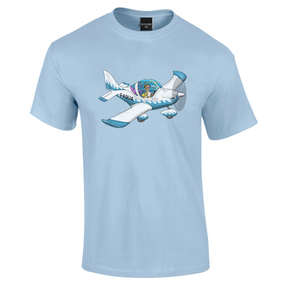 Eurostar EV97 Aqua Fish tank Cartoon T-Shirt - Funky Aviation