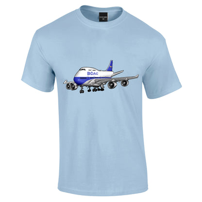 BOAC Boeing 747 Retro T-Shirt - Funky Aviation